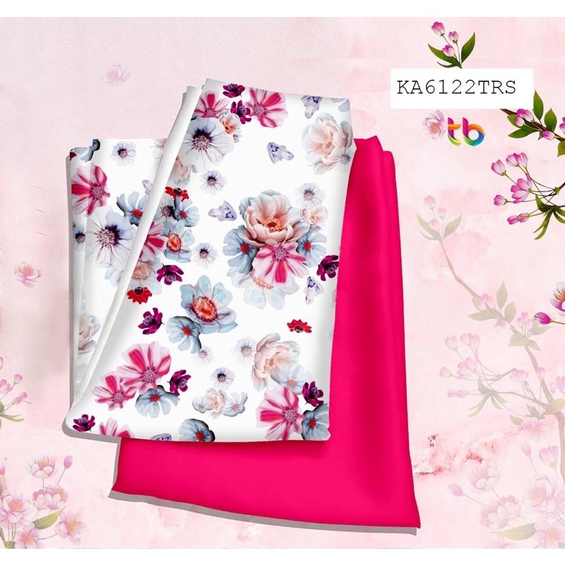 Vải áo dài hoa nhí