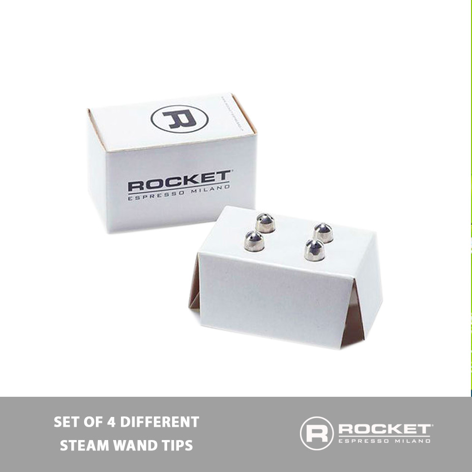 Bộ 4 Đầu Vòi Đánh Sữa Rocket Espresso - 4 Steam Tip Selection