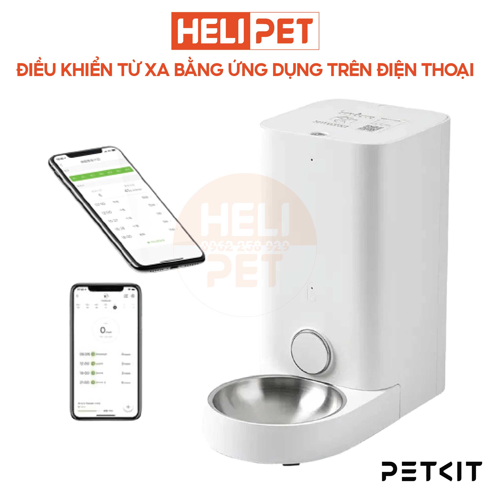 Máy Cho Mèo Ăn Tự Động, Máy Cho Chó Ăn Petkit Mini Pro, Petkit Fresh Element Mini Pro - HeLiPet