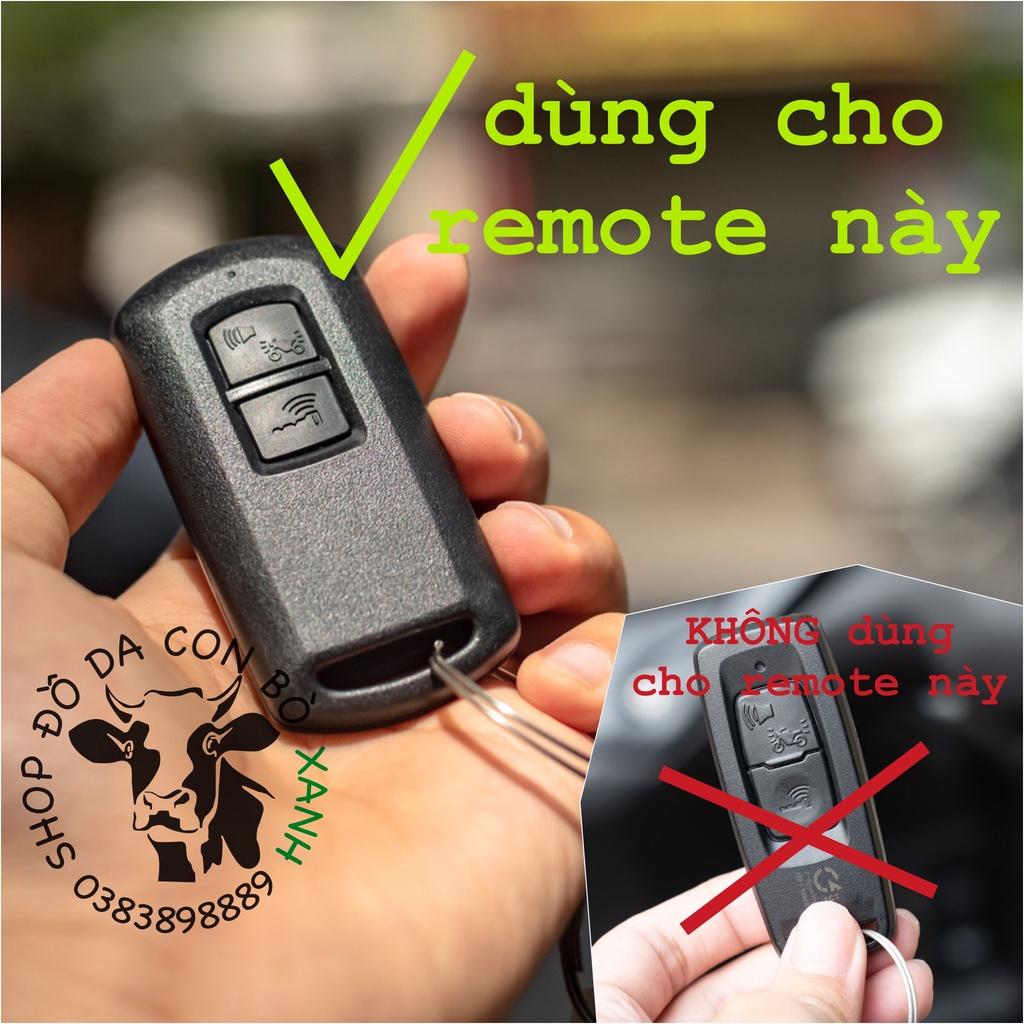Bao da dành cho Chìa Khóa Honda Air Blade 150, Vario 150, Airblade 2020, Lead 2020, Scoopy 2022, Click handmade da thật