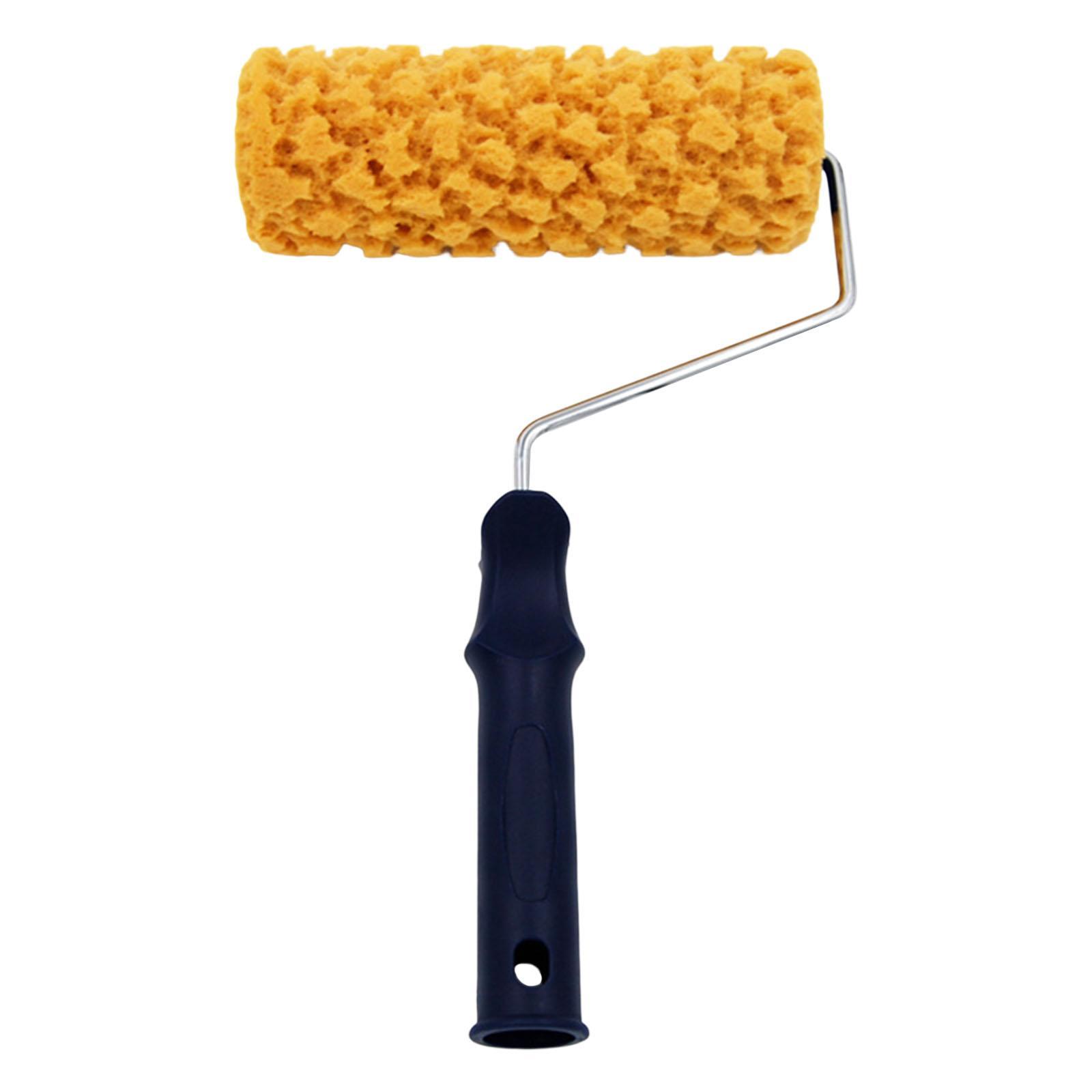 Portable Sponge Paint Roller Art Decorators Brush Smooth DIY Supplies for Interior