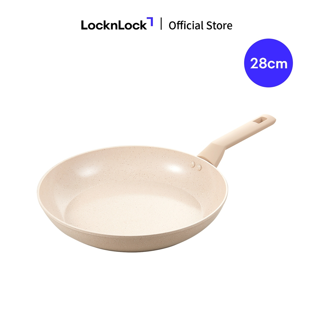 Chảo Chống Dính Phủ Ceramic LocknLock Marble Ceramic IH, Hãng Chính Hãng, Dùng Được Bếp Từ - JoyMall