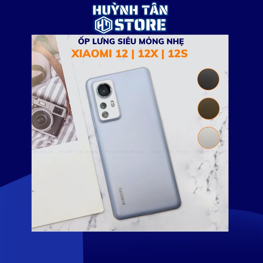 Ốp lưng mi 12 mi 12x 12s dẻo nhựa siêu mỏng giấy chống bám vân tay bảo vệ camera phụ kiện điện thoại huỳnh tân store