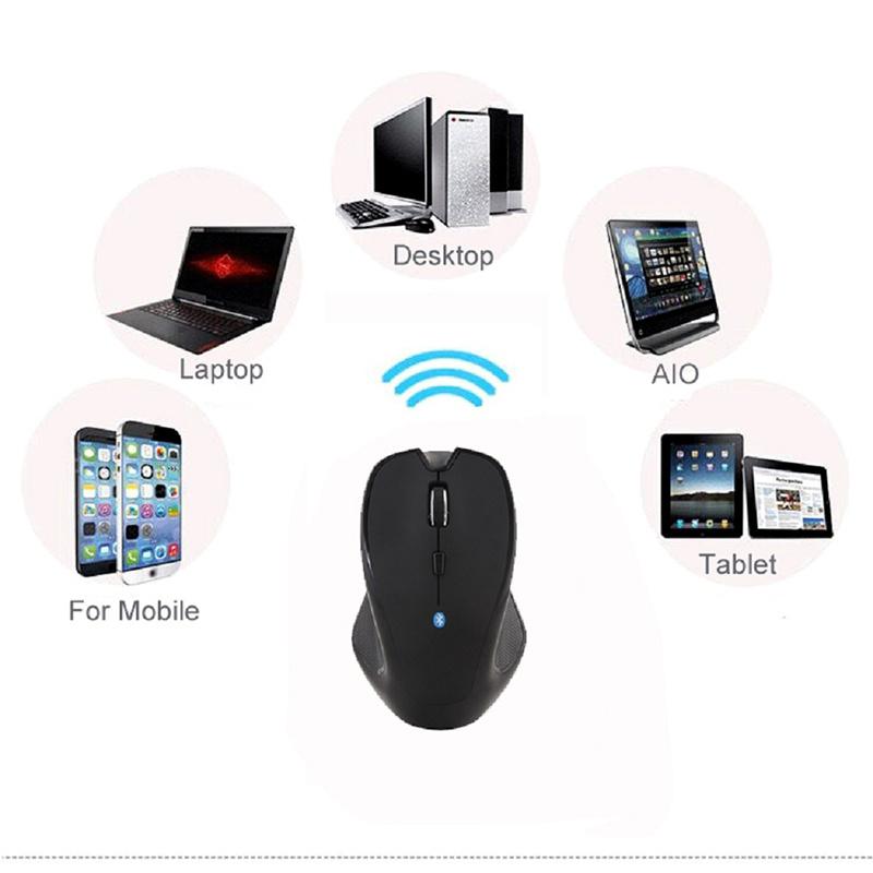 Không Dây 1600DPI 6 Nút Bấm Có Thể Điều Chỉnh Đầu Thu Quang Máy Tính 3.0 Ergono Mi C Mi Ce Cho Mi 4 Miếng Dán Chuột