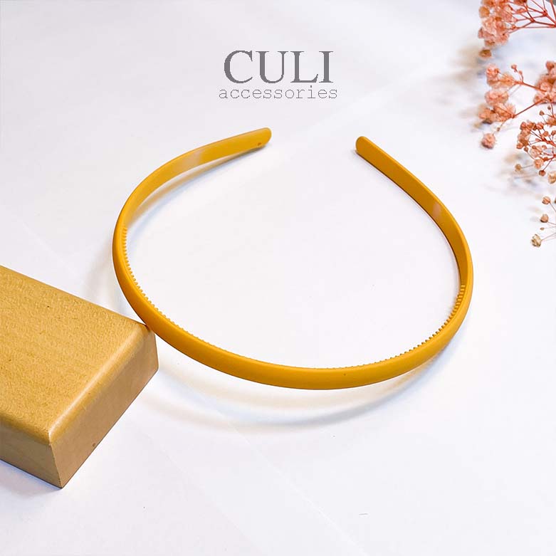 Băng đô cài tóc, Bờm cài tóc bản 1cm nhiều màu xinh xắn cho nữ - Culi accessories