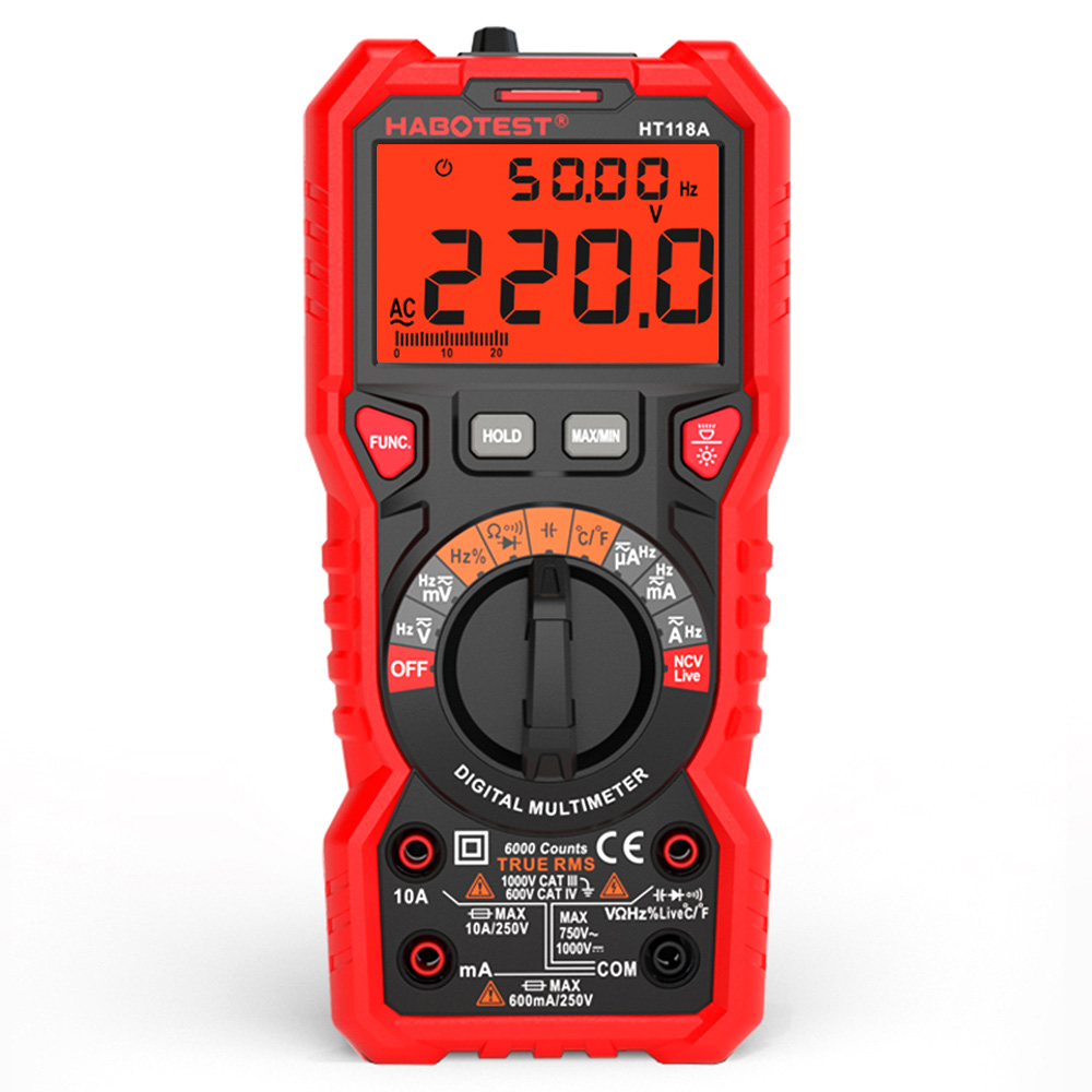 ĐỒNG HỒ ĐO ĐIỆN ÁP HABOTEST HT118A