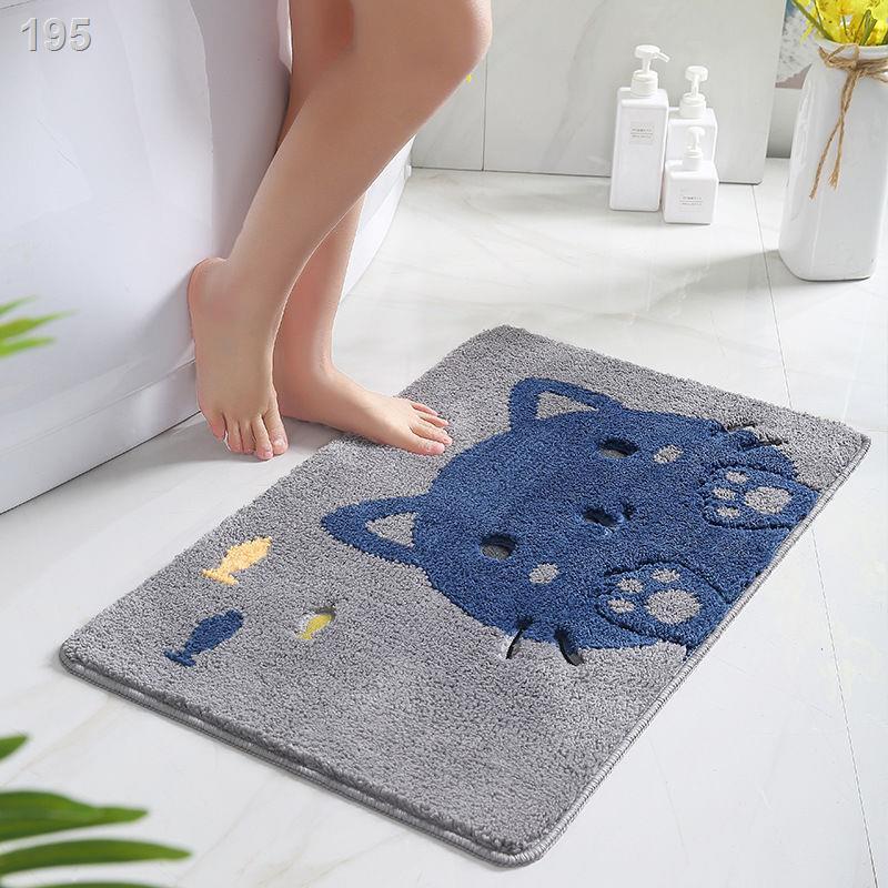 Thảm hoạt hình phòng tắm nhà vệ sinh thấm nước chống trượt