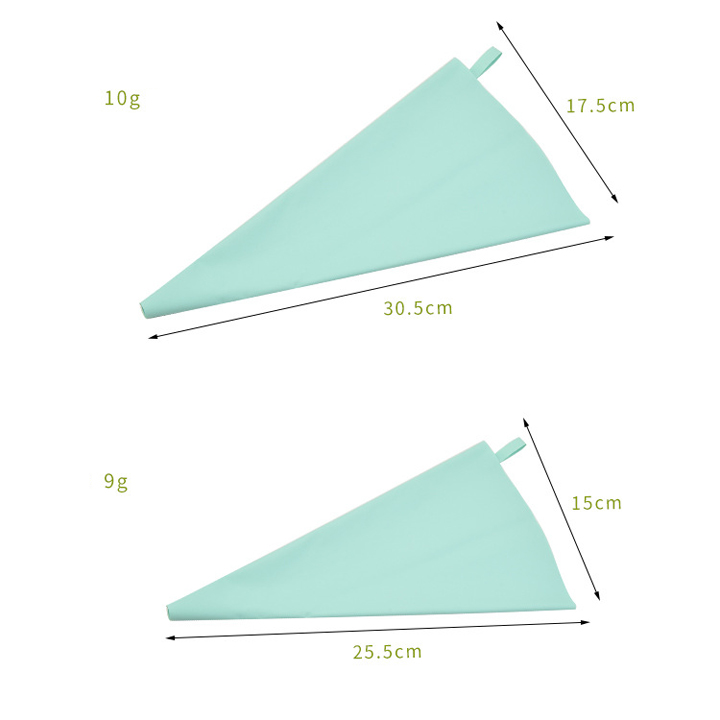 Combo 5 Túi bắt kem 5 size lớn nhỏ silicon - T0203