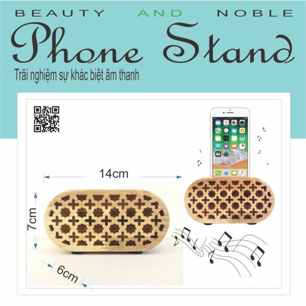 Giá đỡ điện thoại - Khuyếch tán âm thanh - Trang trí - Phone stand 6