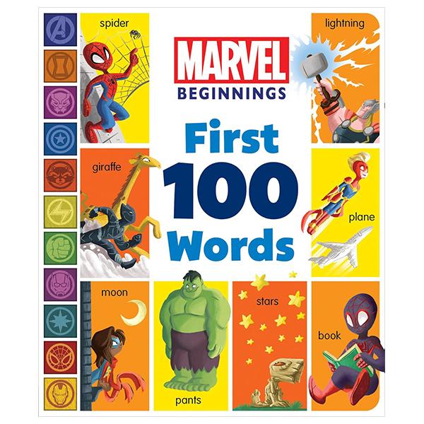 Sách ngoại văn: Marvel Beginnings - First 100 Words