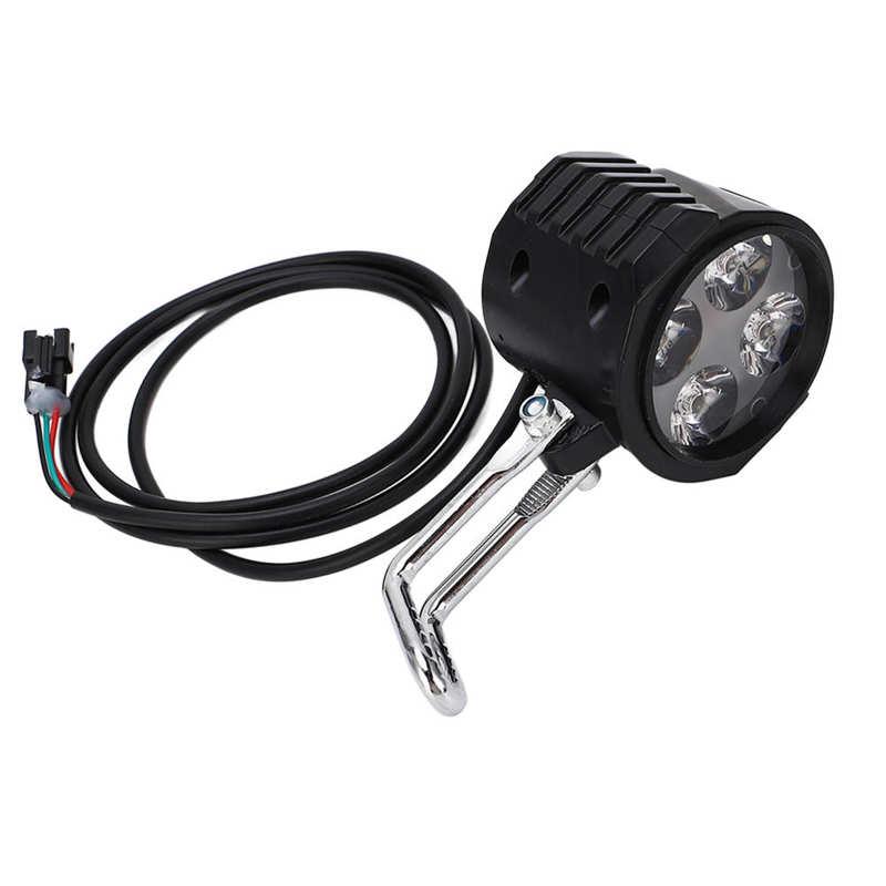 Chiếc xe tay ga điện phía trước Đèn pha còi điện 12‑72V 10 inch cho các phụ kiện đạp xe