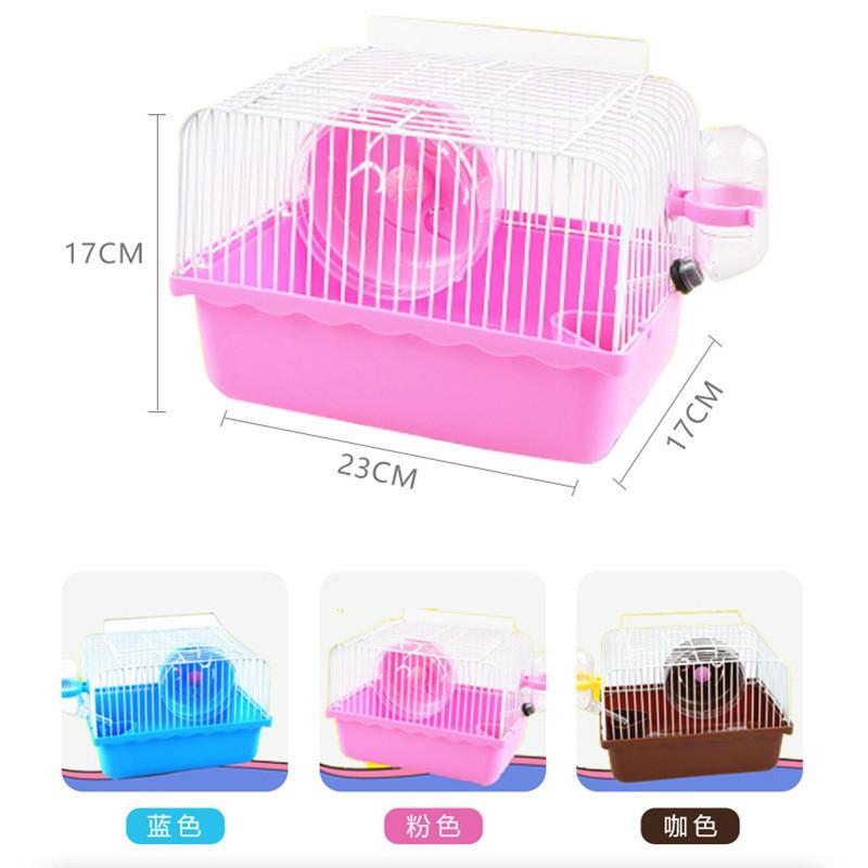 Lồng Hamster mini full phụ kiện nhiều màu cho anh em lựa chọn