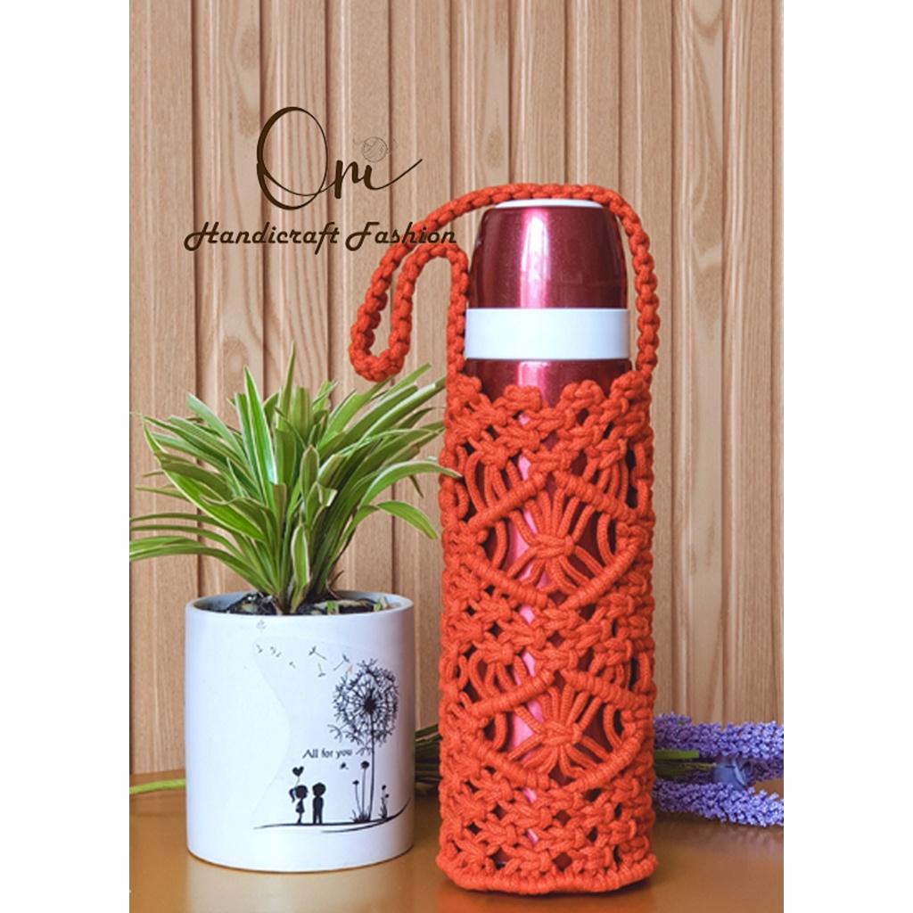 Túi Đựng Bình Giữ Nhiệt Macrame Handmade - mẫu 3