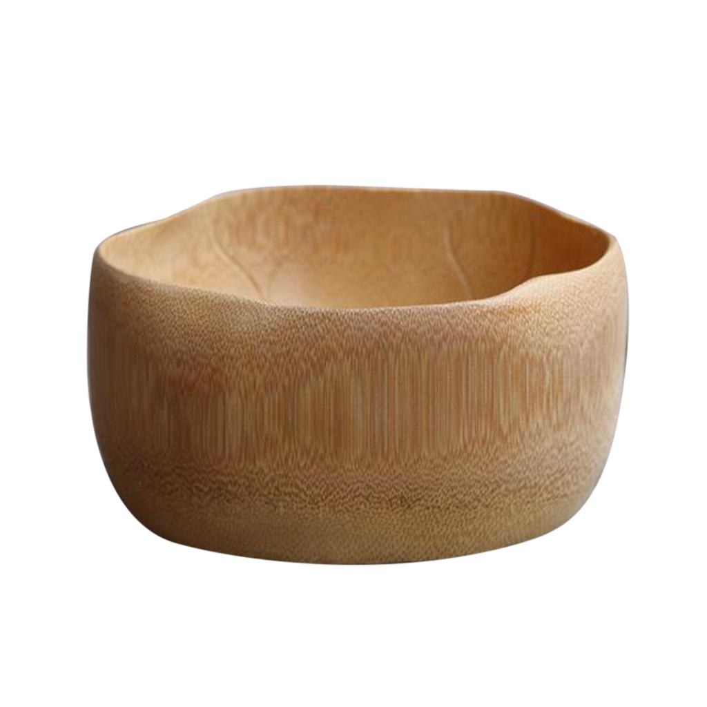 Bamboo Bowls Salad Serving Bowl Tableware for Party Snacks Fruit Pasta