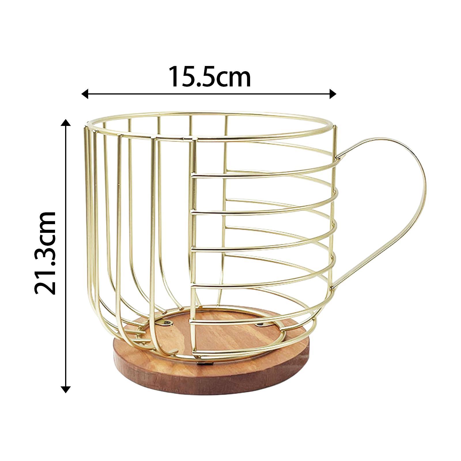 Coffee Pod Holder Organizer Cup Wire Coffee Pod Basket for Kitchen Pod