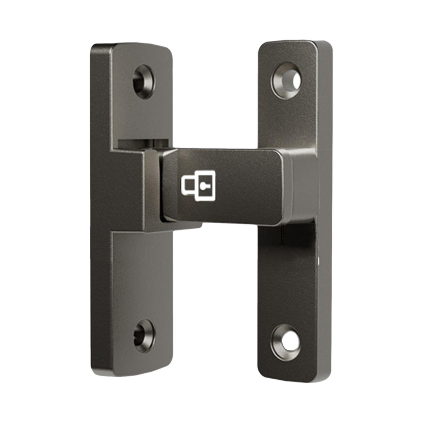 90 Degree Door Latch Guard Safety Door Lock Luminous Gate latches Flip Latch Sliding Latch for Office Hotel Cabinets Barn Sliding Door Garage