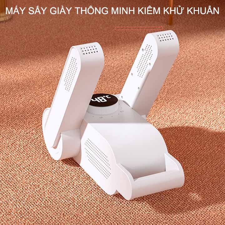 Máy sấy giày đa năng thông minh thế hệ mới ML18T, hẹn giờ tắt 0-120 phút, có loại khử khuẩn UV