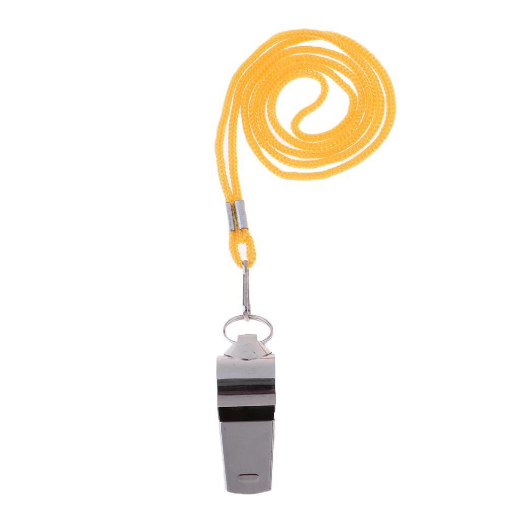 Yellow ABS Whistles Emergency Referee Whistle for Sports Coaches Training