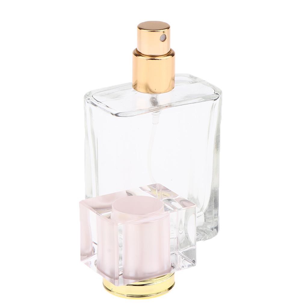 Nước Hoa Thủy Tinh Rỗng Chai Nước Hoa Aftershave Bình Xịt 50ml