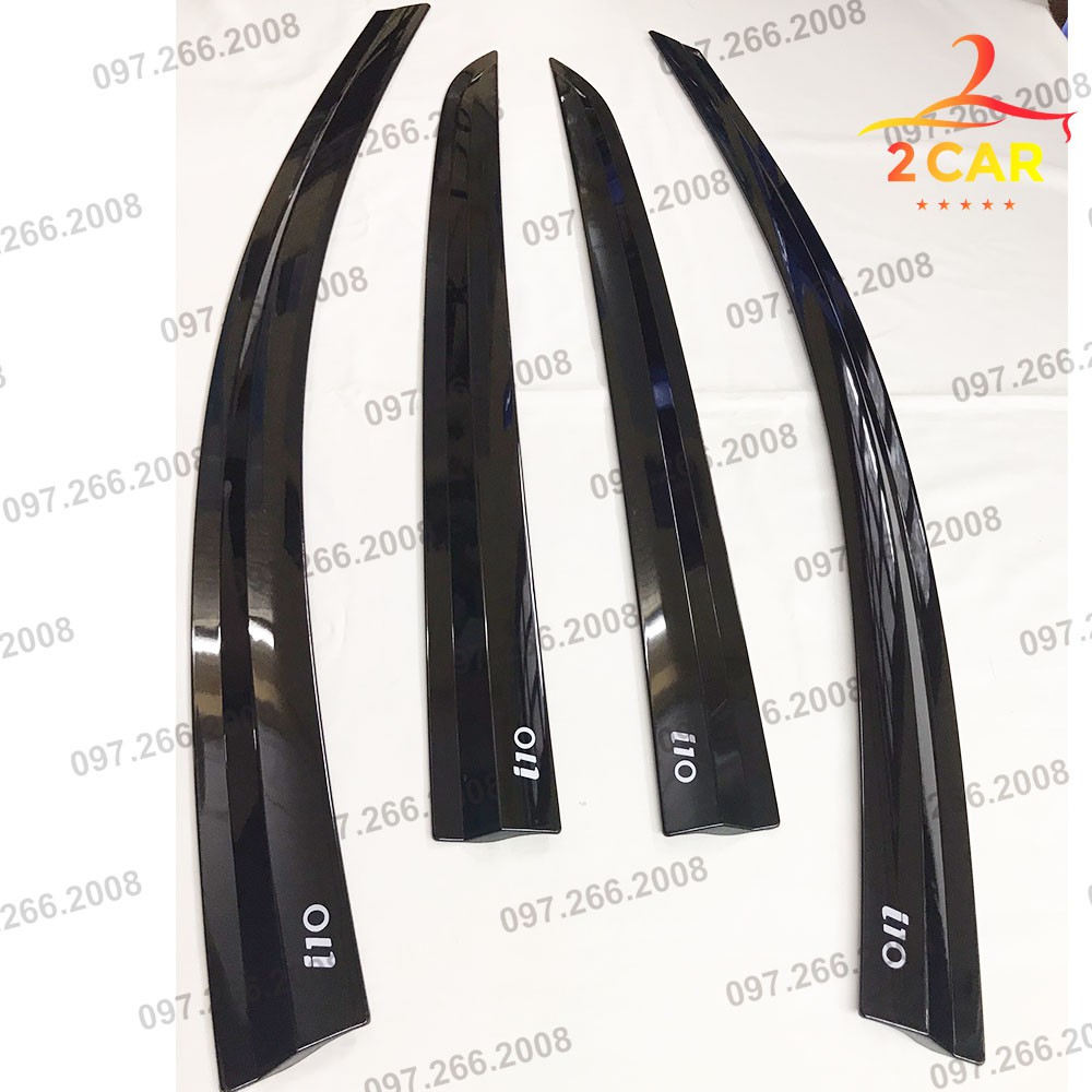 Vè Che Mưa Xe Hyundai i10 2014 - 2021, 2022 Bản Sedan - Hatchback nhựa đen