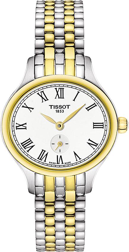 Đồng Hồ Nữ Dây Thép Không Gỉ Tissot T103.110.22.033.00 (24.4 x 27.2 mm) - Bạc Vàng