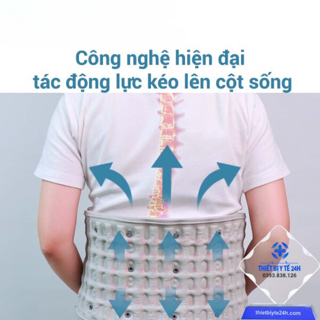 Đai Chống Thoát Vị Đĩa Đệm Kéo Dãn Định Hình Xóa Bỏ Đau Nhức Thắt Lưng Và Giảm Thoát Vị Đĩa Đệm Bảo Vệ Cột Sống Hiệu Quả - Hàng Chính Hãng