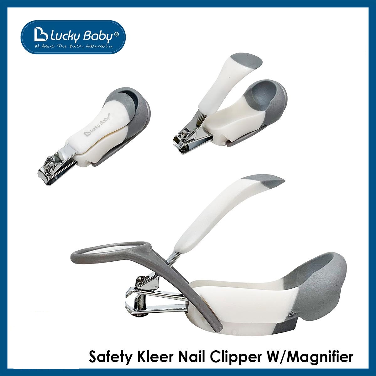 Bấm cắt móng cho bé có kính lúp Lucky Baby  - Safety Kleer Nail Clipper W/Magnifier 609439