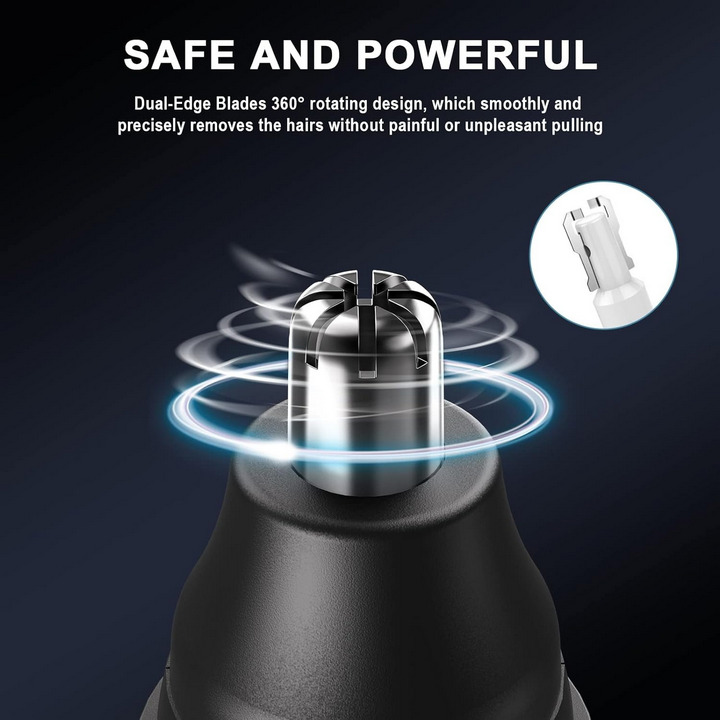 Tông đơ cạo lông mũi XPRE Schweizer Chống Thấm Nước, Có Thể Sạc Lại USB - Home and Garden