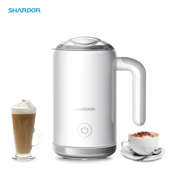 Máy đánh sữa tạo bọt cao cấp Shardor MF616W công suất 500W dung tích 350ml - Hàng Nhập Khẩu