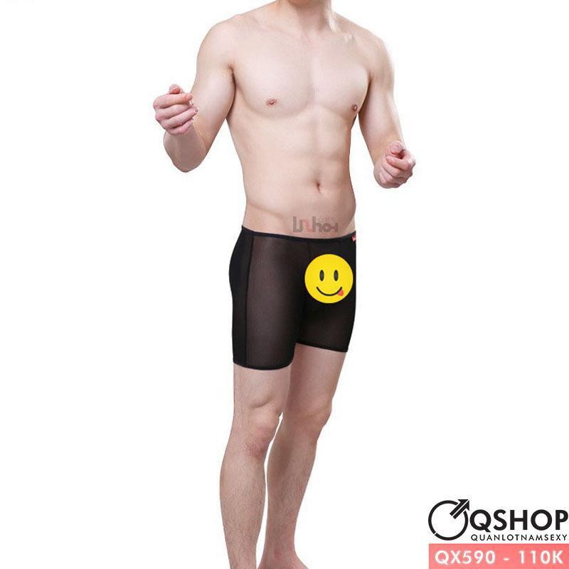 QUẦN BOXER NAM LƯỚI MỊN QSHOP QX590