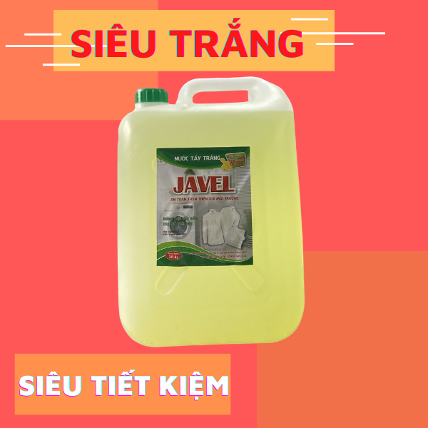 nước tẩy Javel 20L. Tẩy trắng quần áo,diệt khuẩn 99%. Tiết kiệm cho gia đình bạn