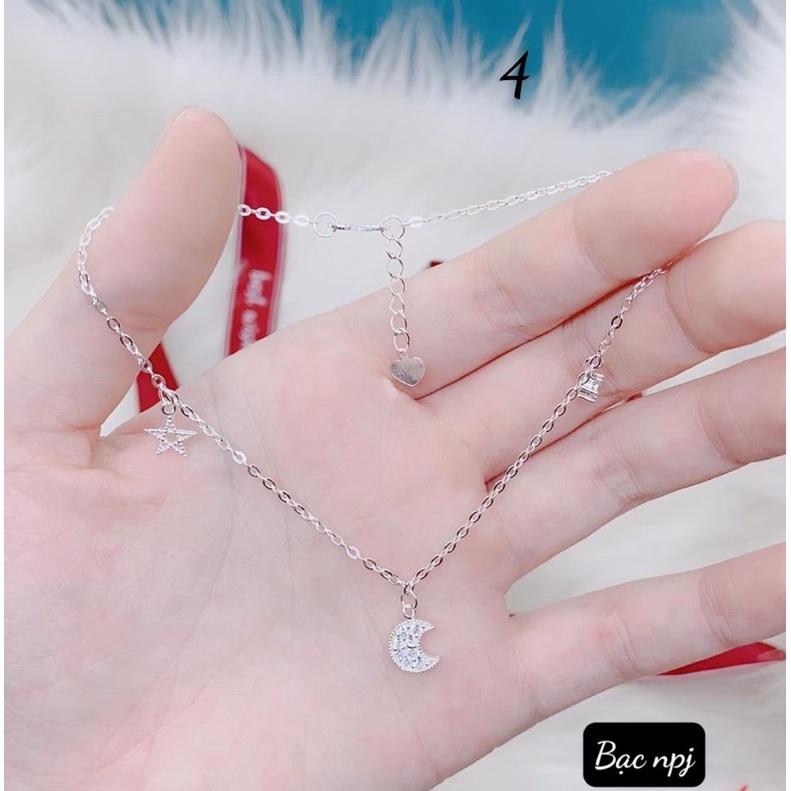Lắc chân nữ, Mẫu lắc chân Bạc Ta ️ SIÊU HOT ️ cho nữ - Bạc Npj