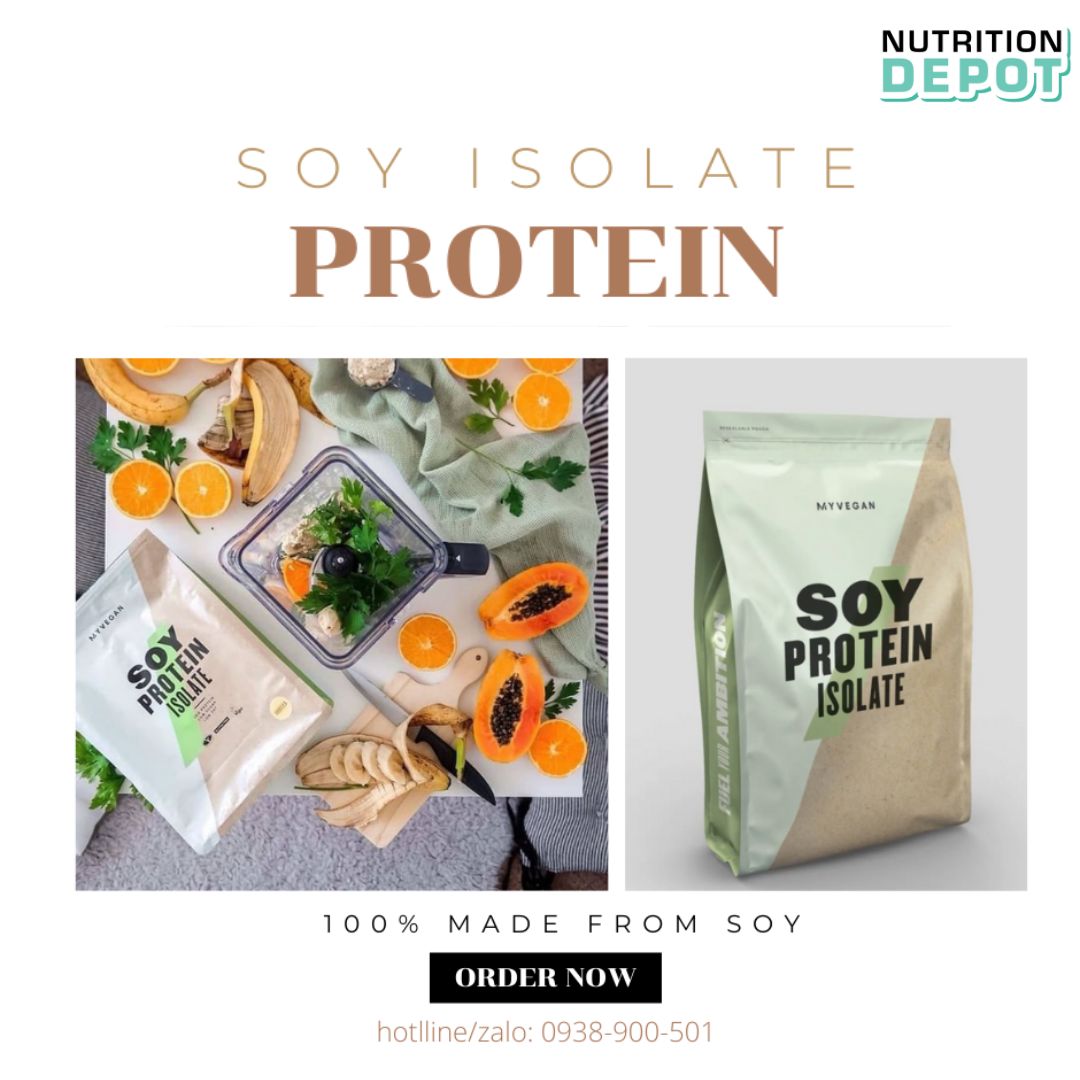 Bột Soy Protein Isolate Myprotein - Sữa bổ sung đạm từ đậu nành - Nutrition Depot Vietnam