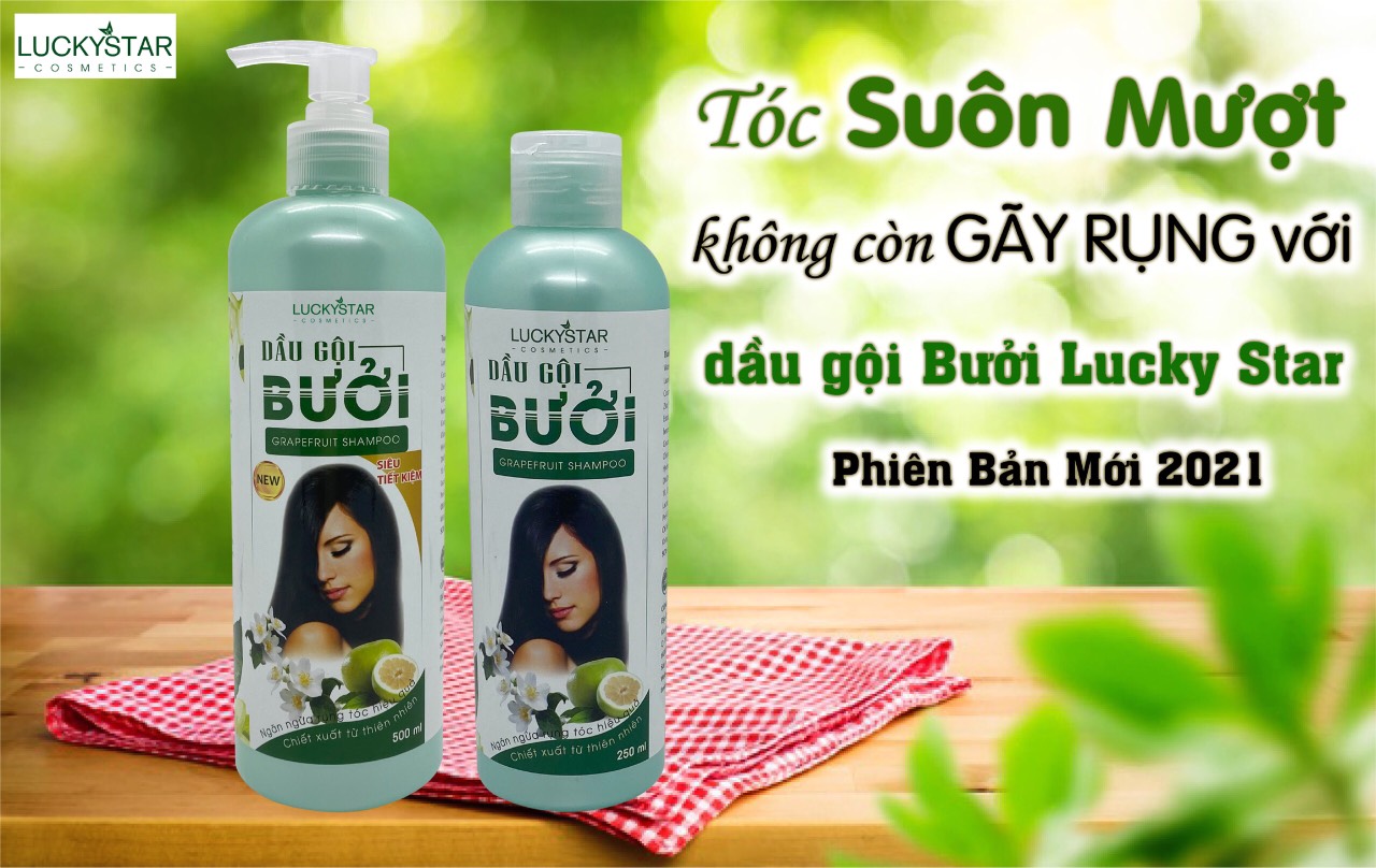 Dầu Gội Tinh Chất Bưởi Lucky Star - 500ml