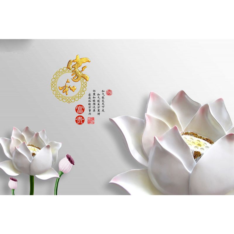 Tranh Dán Tường 3D Cao Cấp BH-143