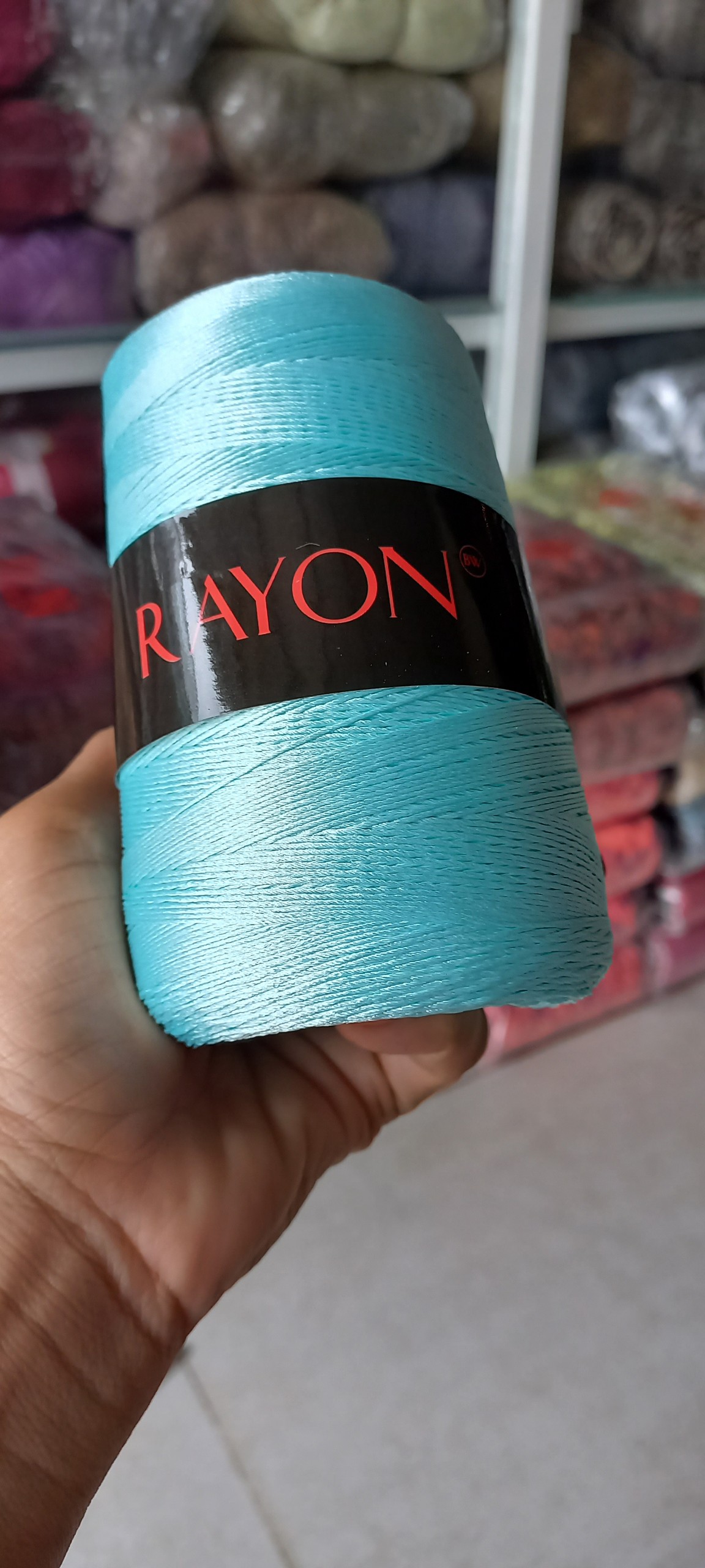 Sợi rayon dùng trong đan móc màu số 14