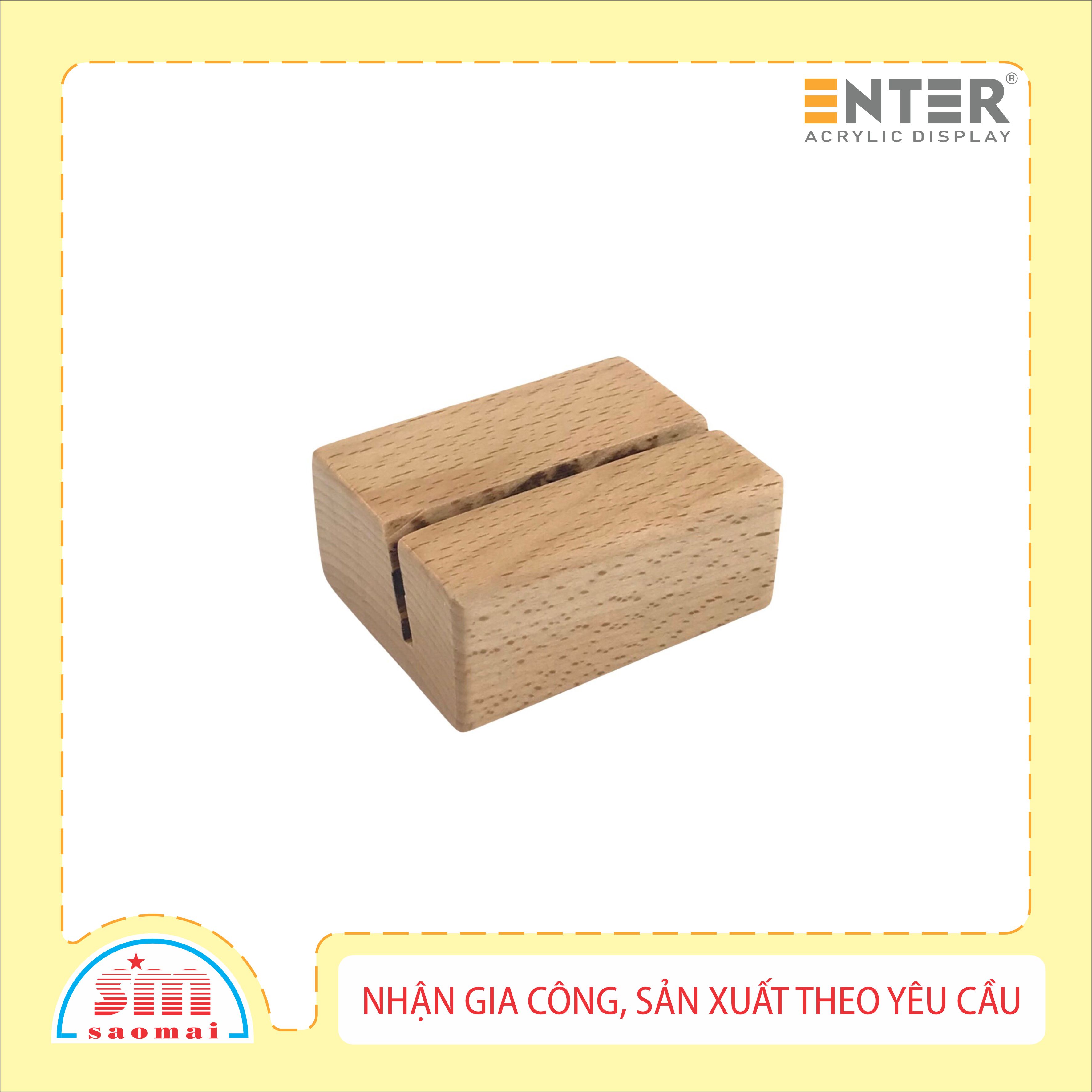 Đế gỗ Enter FG-10 50x40x25mm