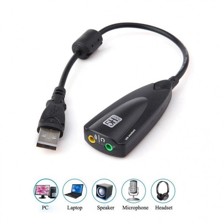 Cáp chuyển đổi Usb ra âm thanh cổng 3.5