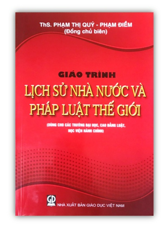 Sách - Giáo Trình Lịch sử Nhà Nước Và Pháp Luật Thế Giới (DN)