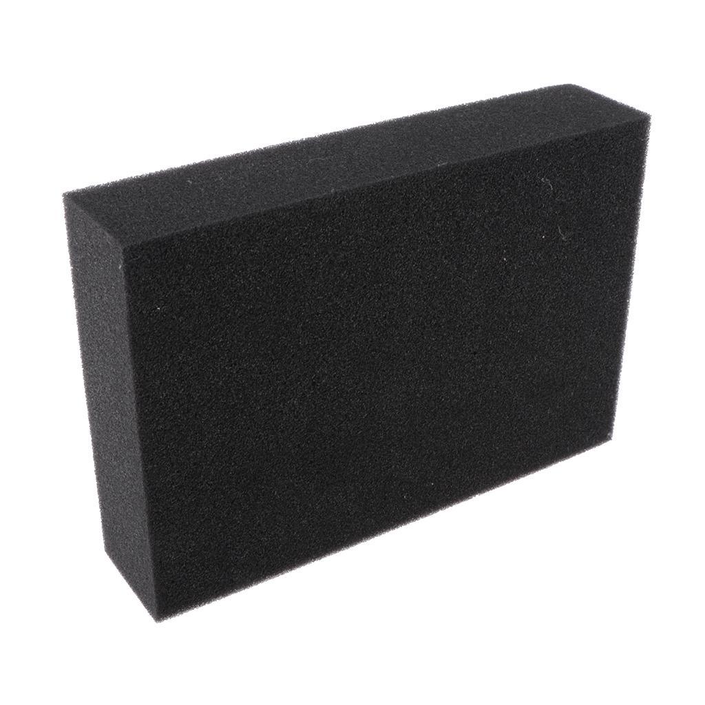 Black Felting Pad Foam Felt Foam Pad Accessory Tool 6x4x1.4"