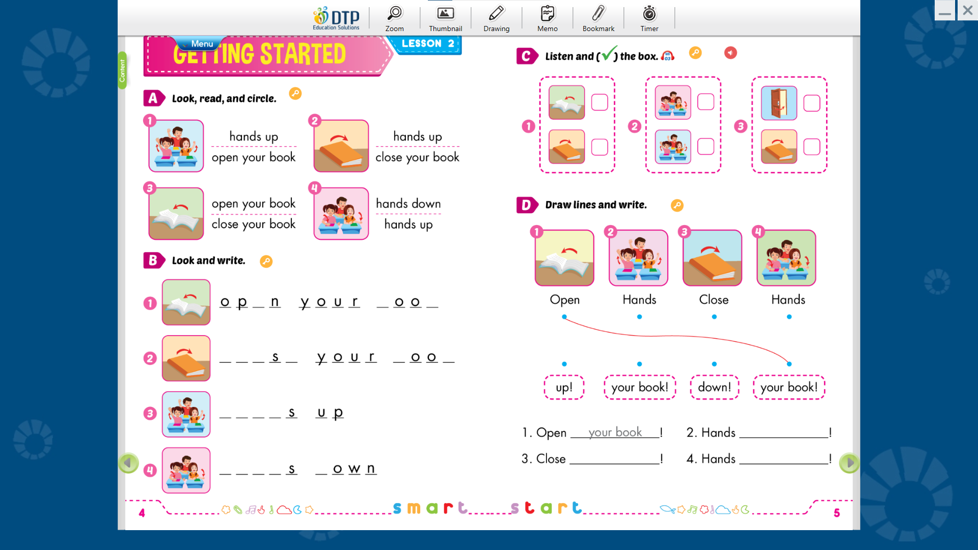 Tiếng Anh 2 i-Learn Smart Start Sách mềm sách bài tập