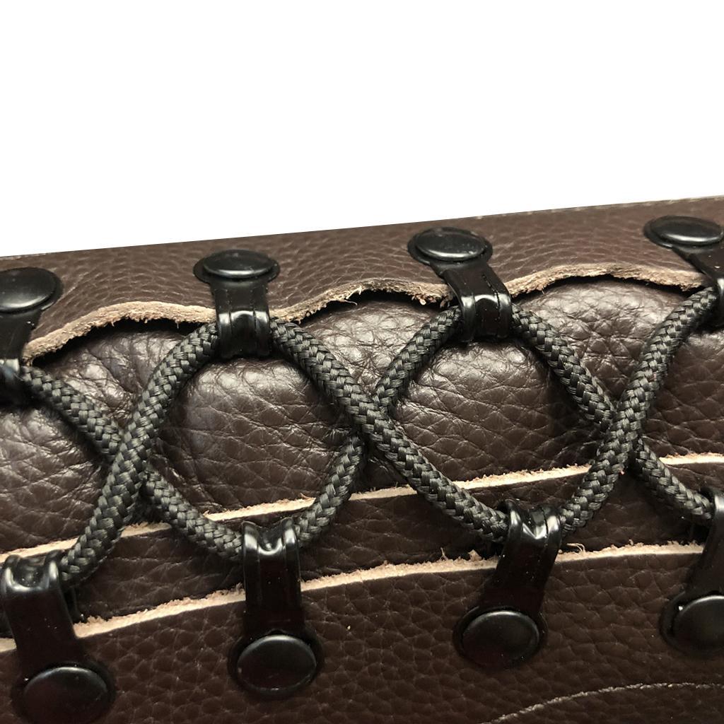 Black Archery Arm Guard Protect Gear With Straps