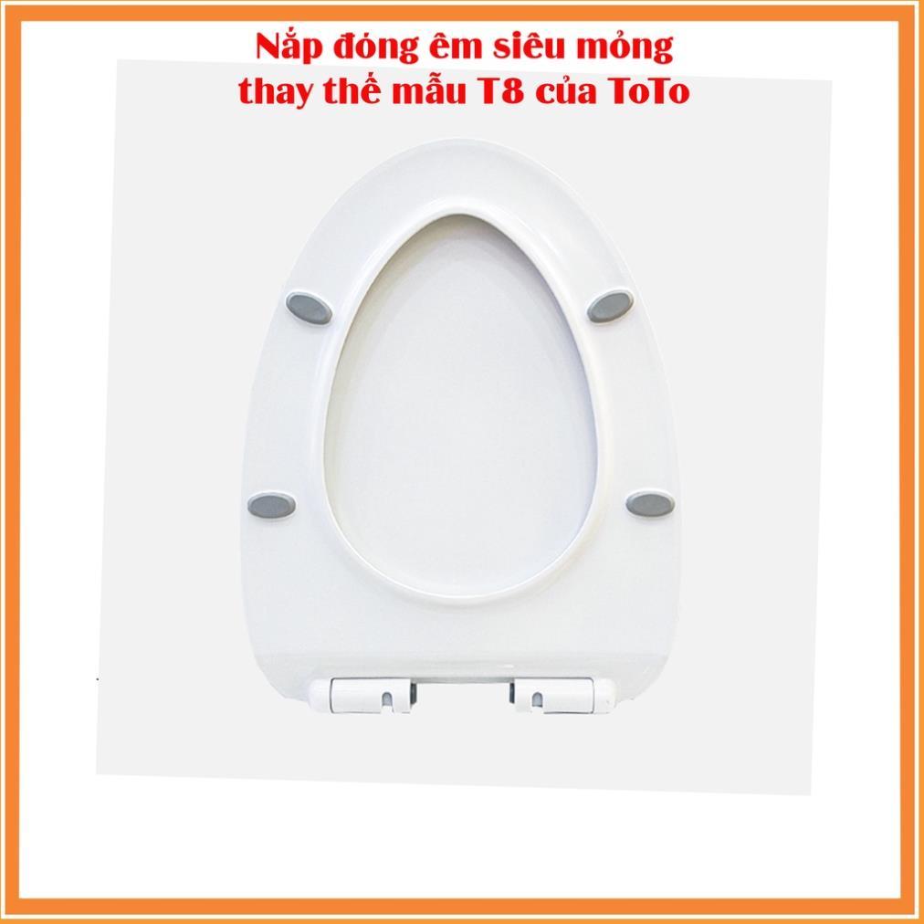 NẮP BỒN CẦU ĐÓNG ÊM NHỰA 282PP PHÙ HỢP VỚI MỌI LOẠI BỒN CẦU, ĐỘ BỀN CAO