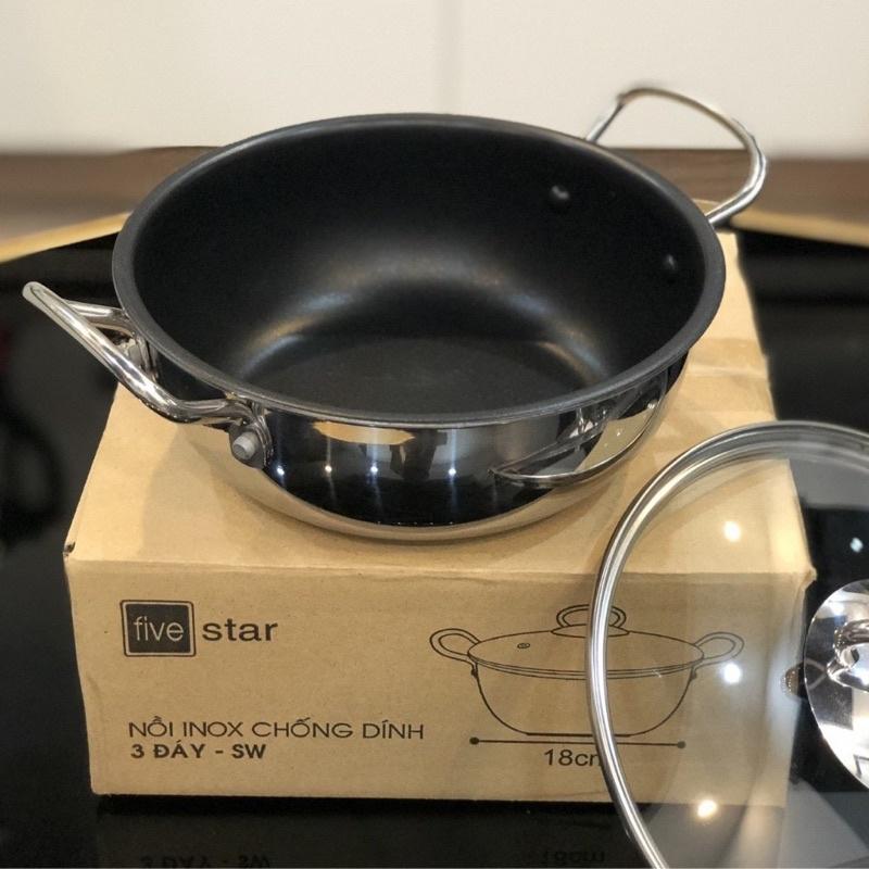 Nồi Kho Cá Chống Dính 3 Đáy FiveStar