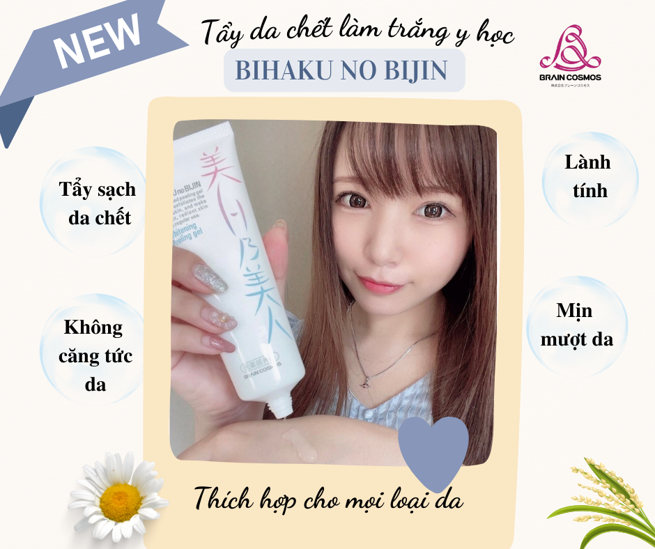 Gel Bihaku No Bijin Whitening Peel Gel Nhật Bản 120g