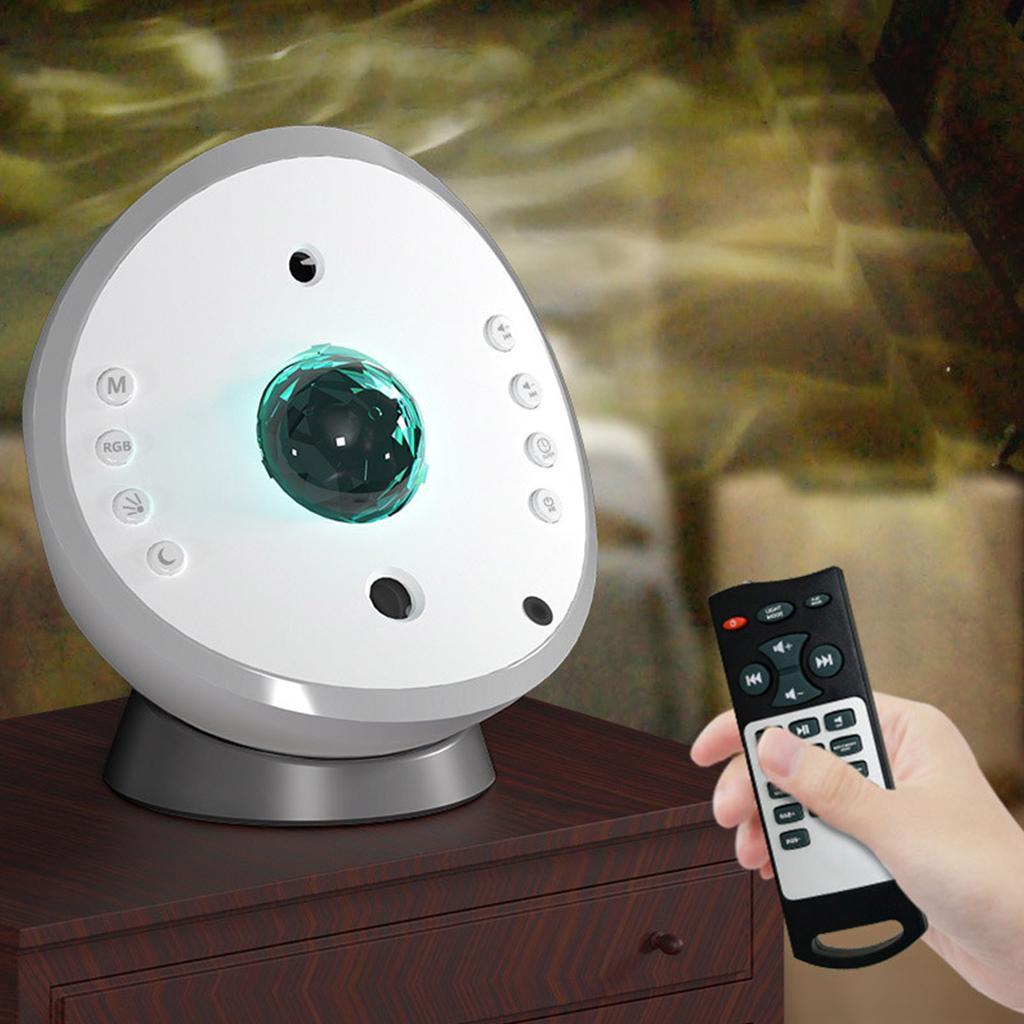 Rotary LED Galaxy Night Light Projector Party Bluetooth Speaker Lamp Remote