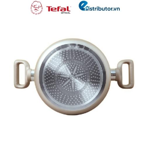 Hình ảnh Nồi nhôm chống dính nắp kính Tefal Sensations 18cm H9104314 - Hàng chính hãng