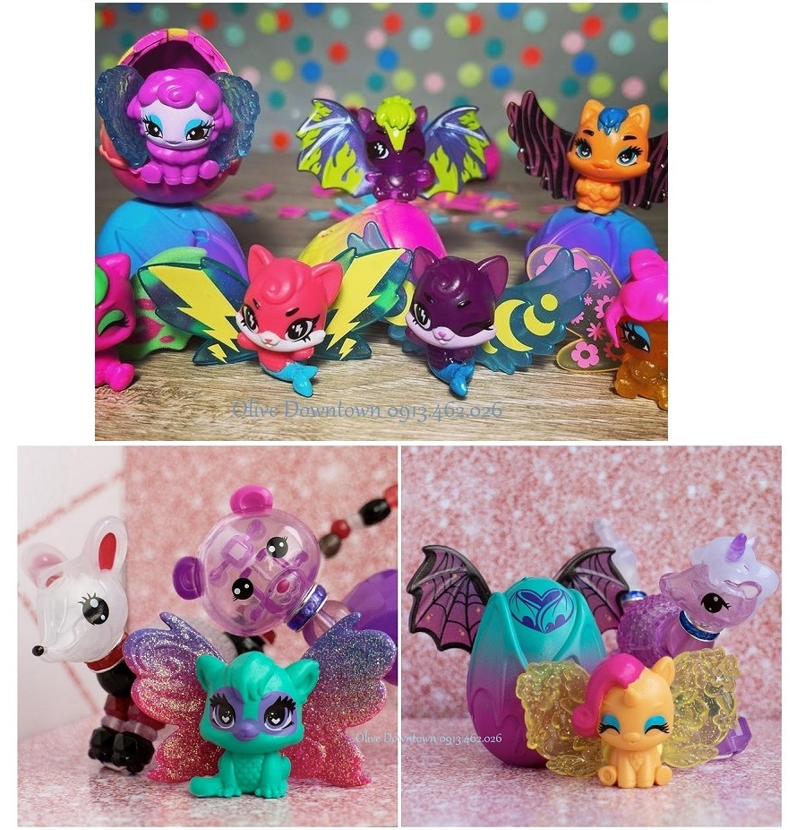 Combo 10 Trứng mới &amp; 10 Cánh thiên thần Mùa 9 Wilder Wings - Đồ chơi Hatchimals VNXK - Nhiều màu ngẫu nhiên KHÁC NHAU