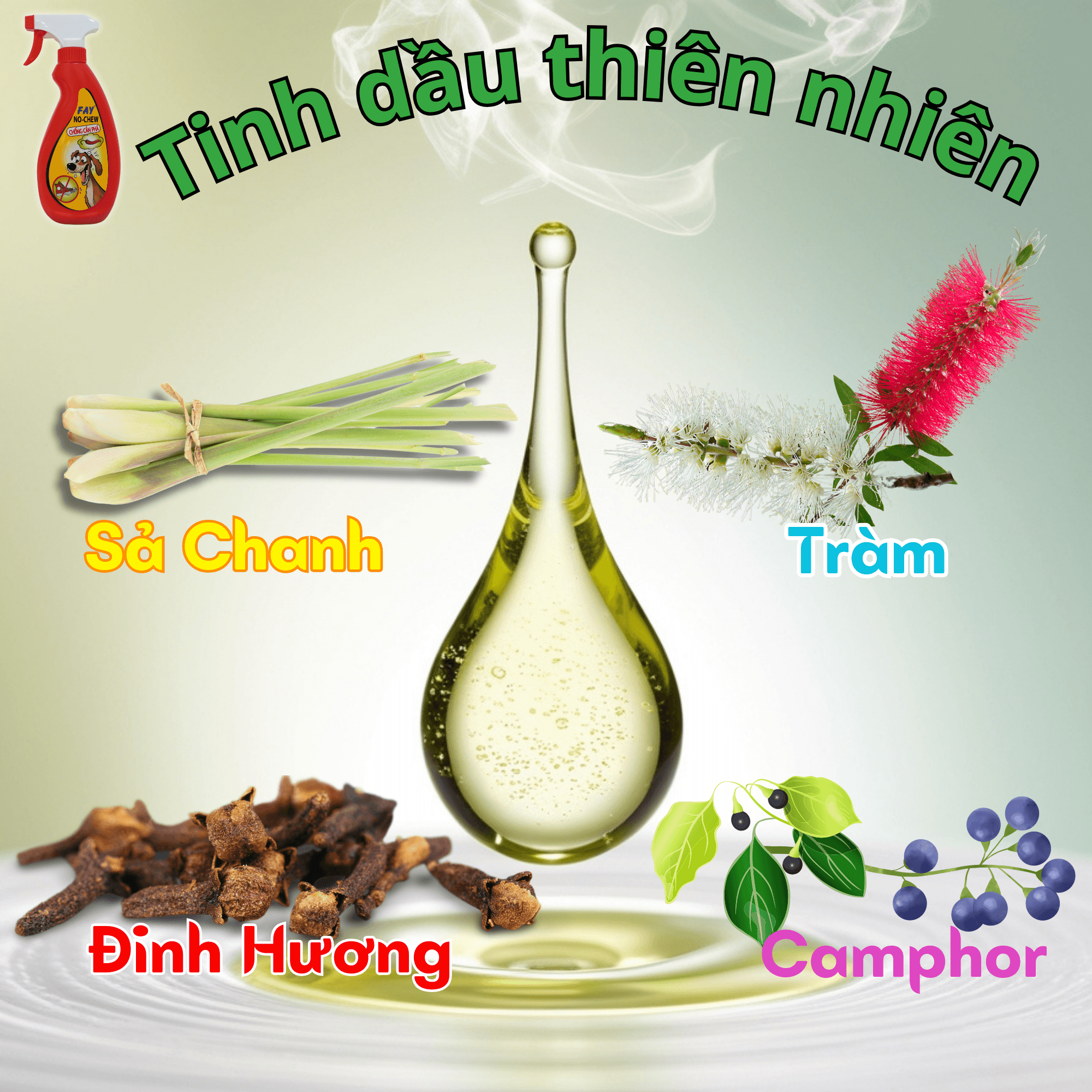 FAY NO-CHEW 300ml – Chống chó mèo cắn phá đồ dùng trong nhà