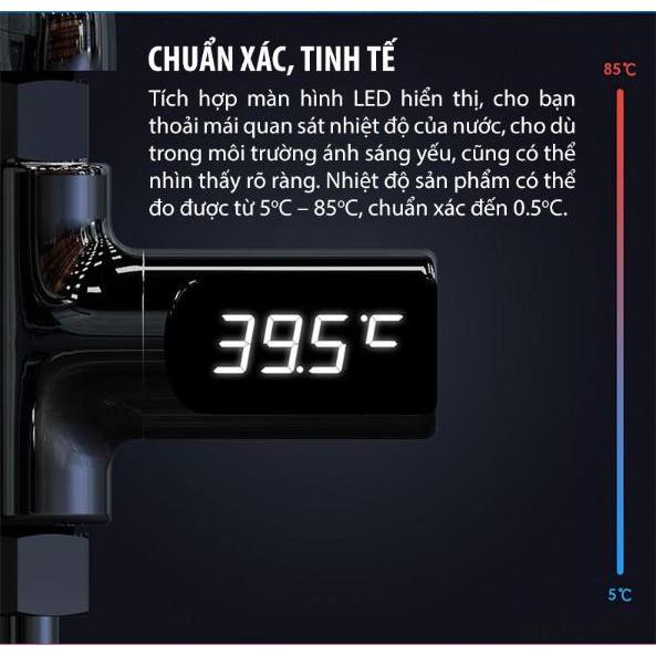 Nhiệt kế hiển thị nhiệt độ tại vòi LCD Shower Temperature